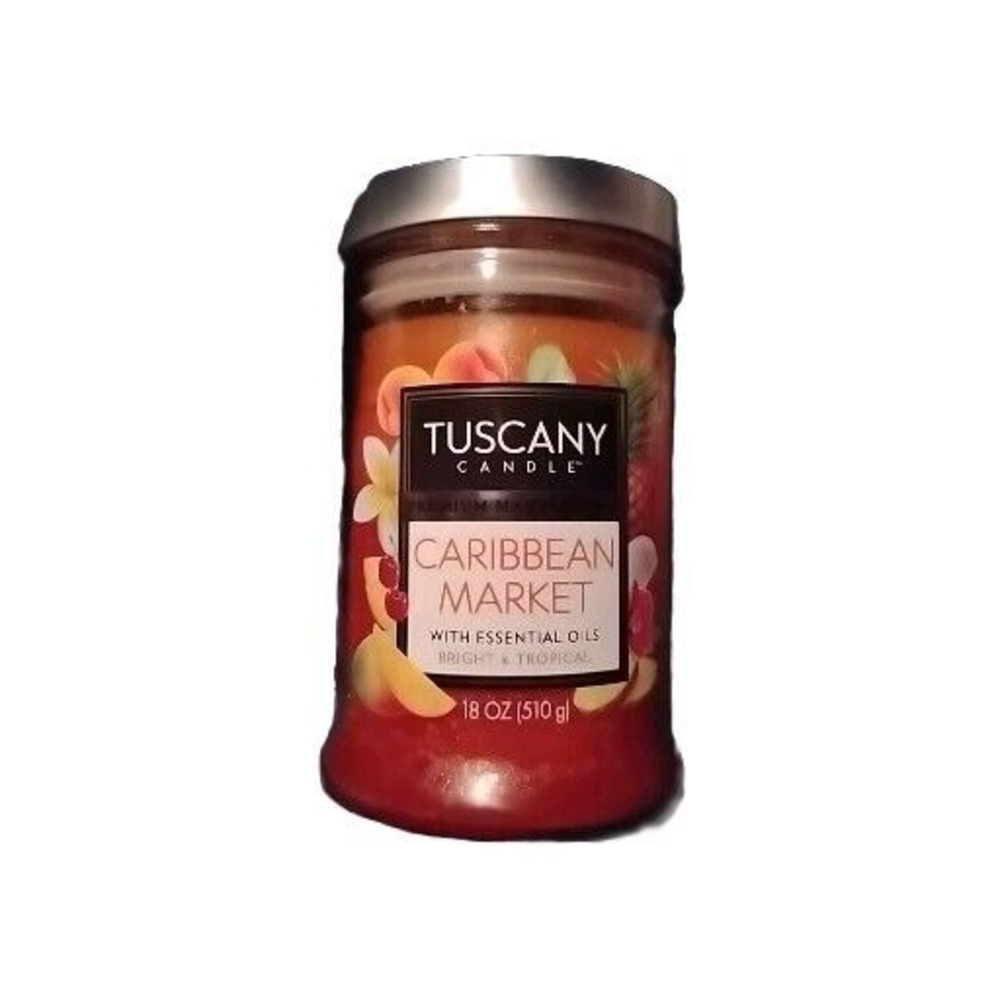 Tuscany Candle Carribean Market Lg Scented Bright & Tropical 18 Oz Essential Oil